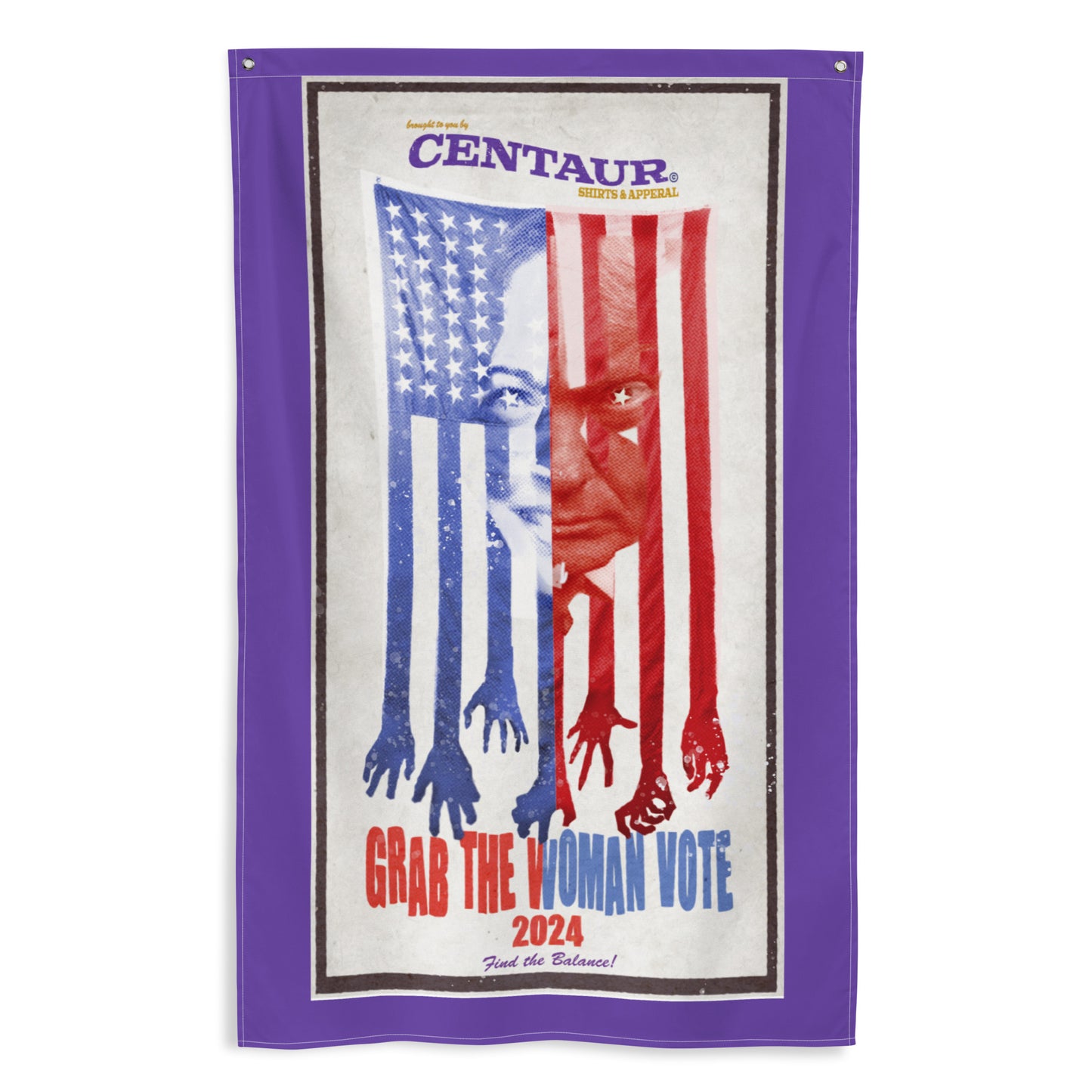 Grab the Woman Vote Flag