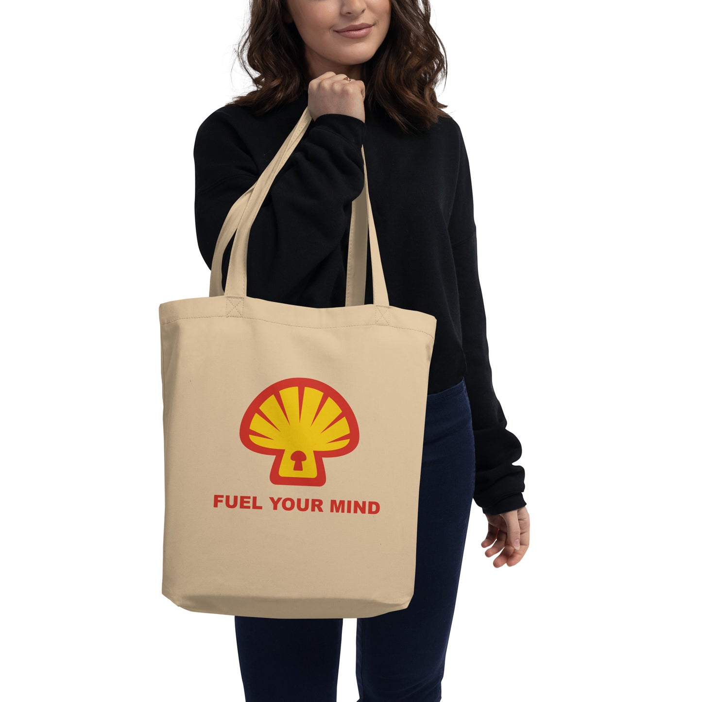 Fuel Your Mind Tan Eco Tote Bag